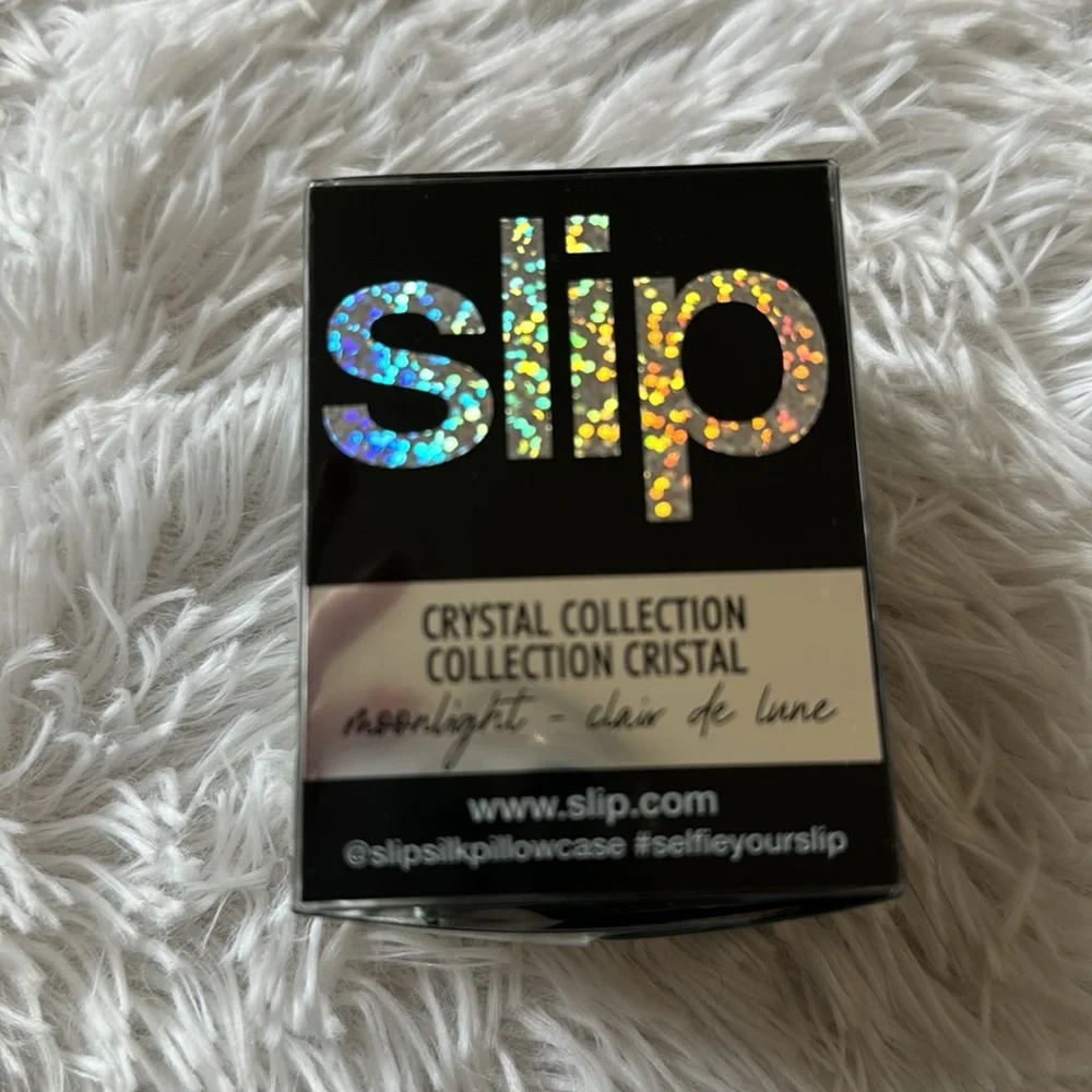 (2) SLIP Moonlight Embellished Silk Scrunchies